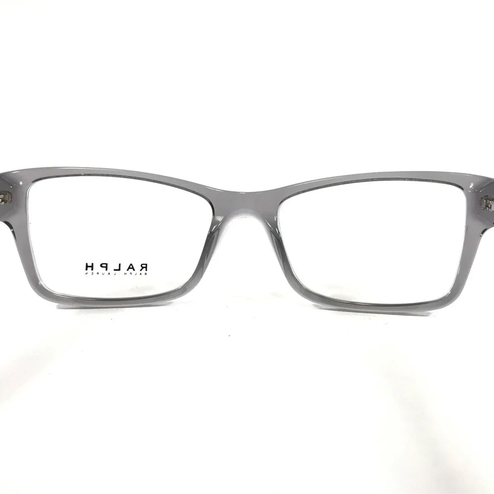 Ralph Lauren Eyeglasses Frames RA 7054 708 Clear Grey Square Ribbed 50-17-140